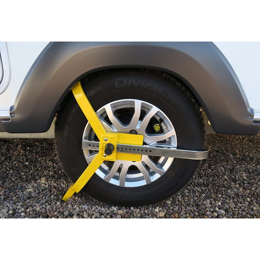 Milenco 333W White 13" Caravan Wheel Trims - Pair (UK Made, Model 1670)